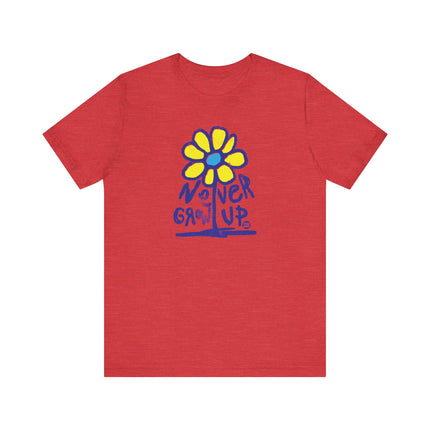 Never Grow Up Flower Tee