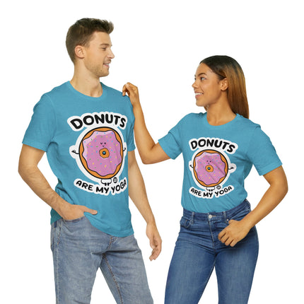 Donuts Are My Yoga Unisex Short Sleeve Tee