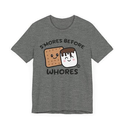 Funny "SMORES BEFORE WHORES" Tee Shirt