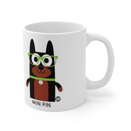 Bow Wow Meow Min Pin Ceramic Mug