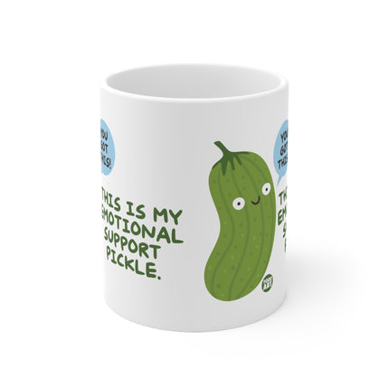 Emotional Support Pickle Ceramic Mug