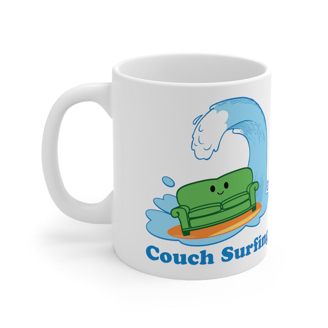 Coach Surfing Ceramic Mug