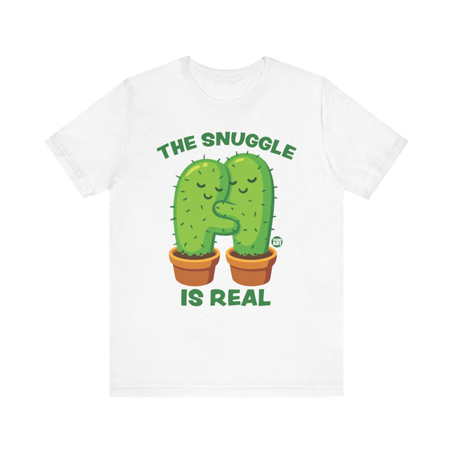 Cute "SNUGGLE IS REAL" Cactus Tee Shirt