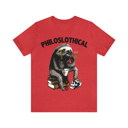 Philoslothical Sloth Unisex Short Sleeve Tee