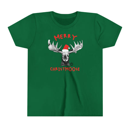 Merry Christmoose Kids Short Sleeve Tee