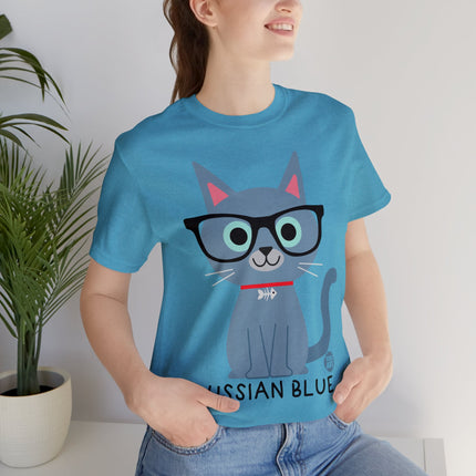 Bow Wow Meow Russian Blue Unisex Tee