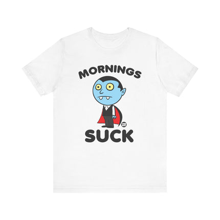 Cute "MORNING SUCK" DRACULA Tee Shirt