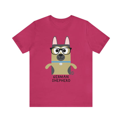 Bow Wow Meow German Shepherd Unisex Tee