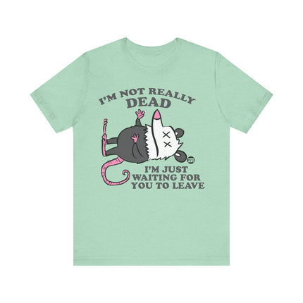 Not Really Dead Possum Tee, Funny Not Dead Possum Tshirt