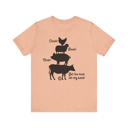 Chicken Sheep Pig Cow Tshirt