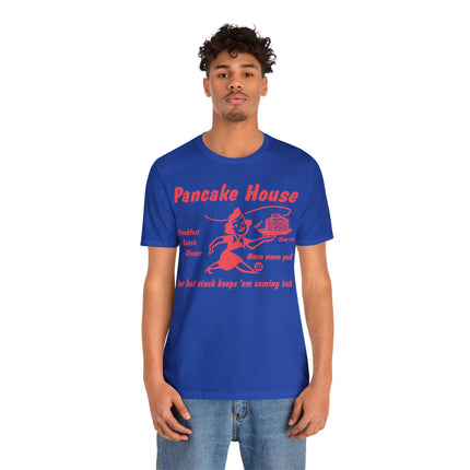 Retro Pancake House Unisex Short Sleeve Tee