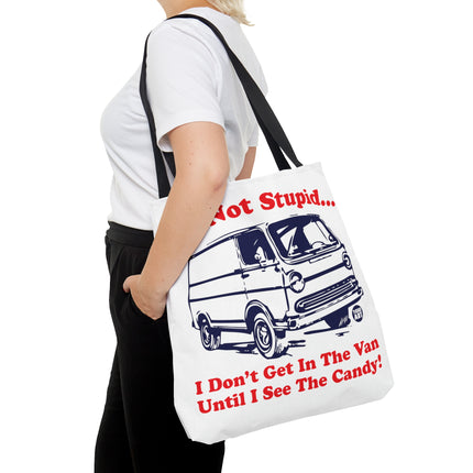 Not Stupid Candy First Candy Van Tote Bag