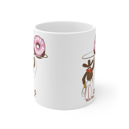 Donut Wrangler Ceramic Mug