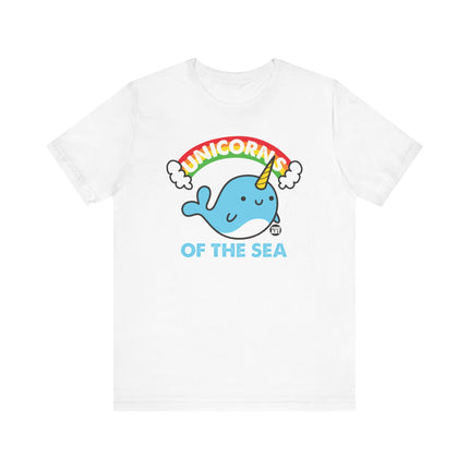 Cute "UNICORNS OF THE SEA" Narwhal Tee Shirt