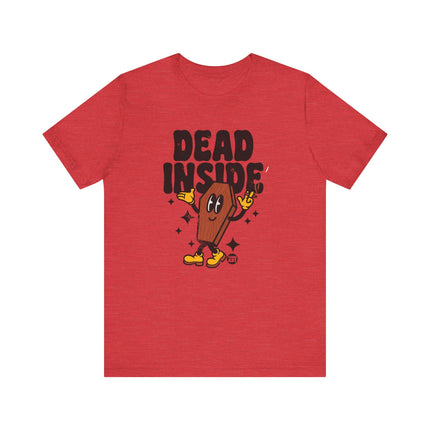 Dead Inside Coffin Tee, Funny Dead Inside Tshirt