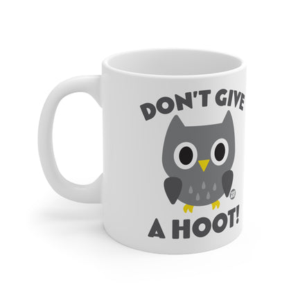 Don't Give a Hoot owl Ceramic Mug