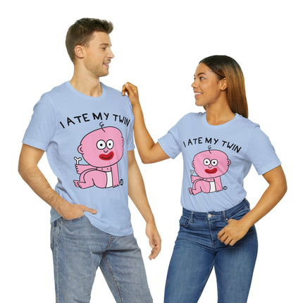 I Ate My Twin Unisex Short Sleeve Tee