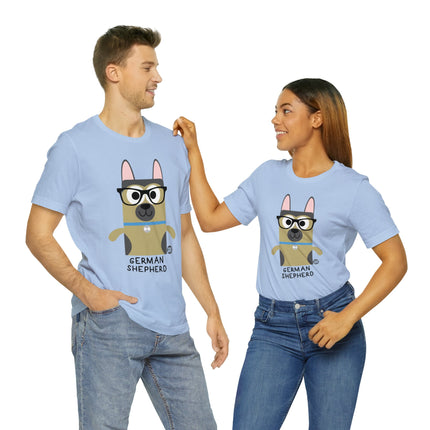 Bow Wow Meow German Shepherd Unisex Tee