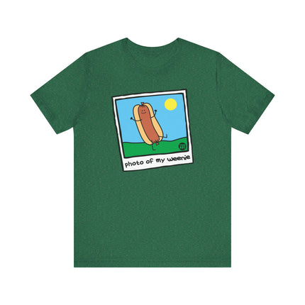 Funny "PHOTO OF MY WEENIE" Tee Shirt