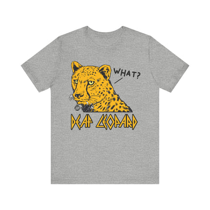 Deaf Leopard Tee, Deaf Leopard Pun Tshirt