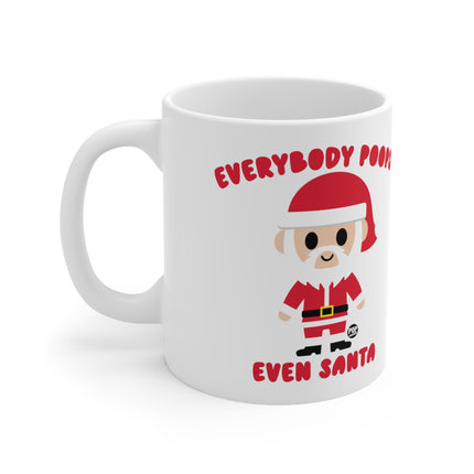 Everybody Poops Even Santa Ceramic Mug