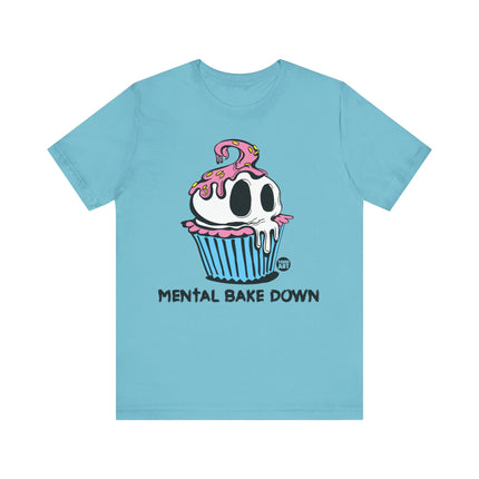 Mental Bake Down Cupcake Tee, Funny Mental Bake Down Cupcake Tshirt