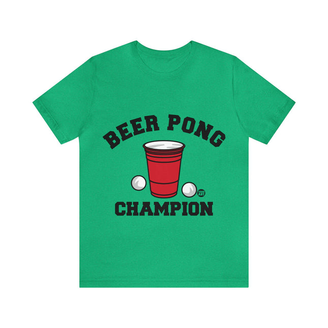 Beer Pong Champion Unisex Tee