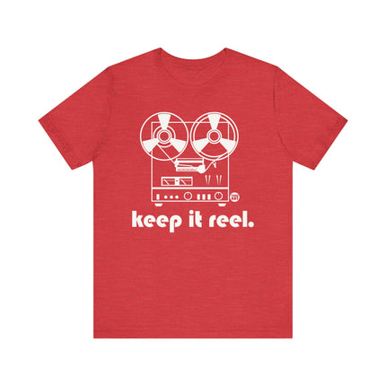 Keep It Reel 90s Vibes Tshirt, Keep It Real Pun Tee