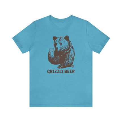 Grizzly Beer Bear Unisex Tee