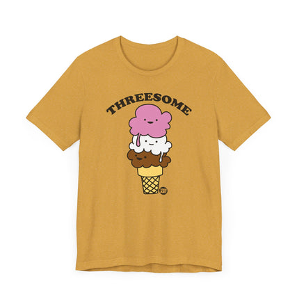 Funny "THREESOME" Tee Shirt