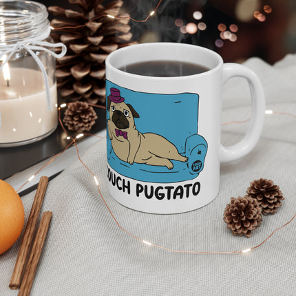 Couch Pugtato Ceramic Mug