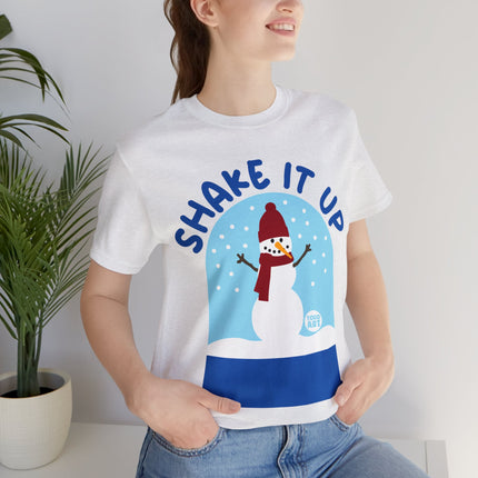 Shake It Up Snowglobe Christmas Unisex Tee