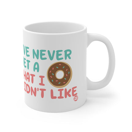 Never Met A Donut Ceramic Mug