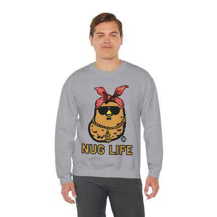 Nug Life Chicken Nugget Crewneck Sweatshirt