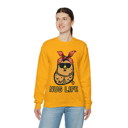 Nug Life Chicken Nugget Crewneck Sweatshirt