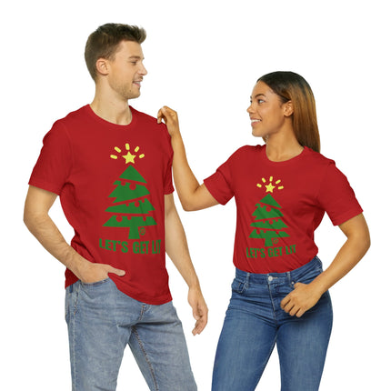 Let's Get Lit Xmas Tree Unisex Tee