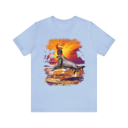 Cowboy Dolphin Unisex Tee