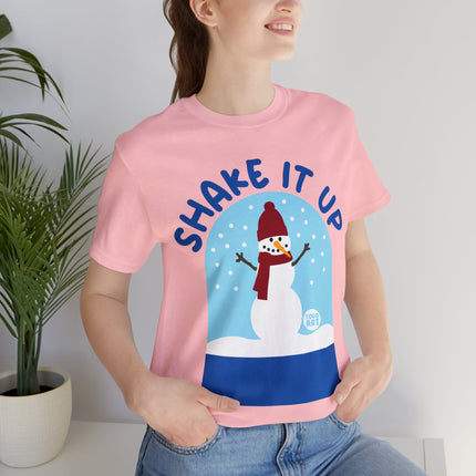 Shake It Up Snowglobe Christmas Unisex Tee