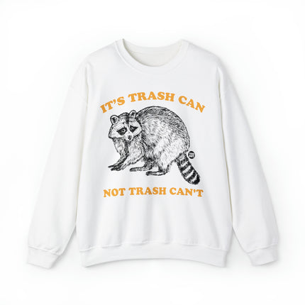 It's Trash Can Not Trash Can't Racoon Crewneck Sweatshirt