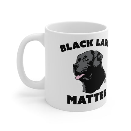 Black labs Matter Ceramic Mug