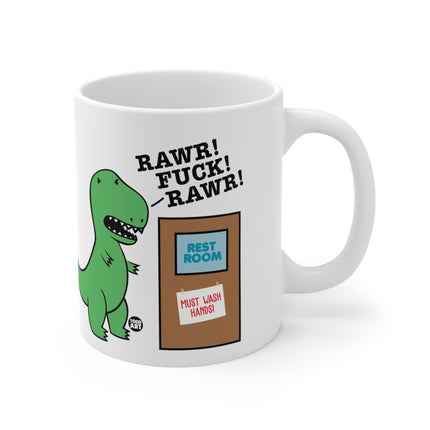 Dino Wash Hands Ceramic Mug