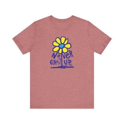 Never Grow Up Flower Tee