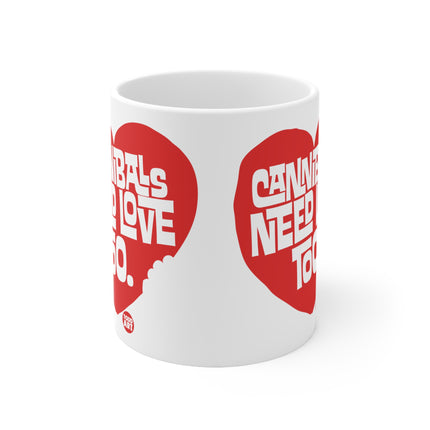 Cannibals Need Love Ceramic Mug