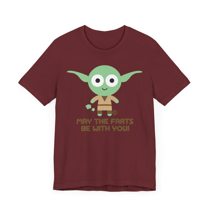 Funny Star Wars "May the Farts Be With You" Yoda Tee Shirt