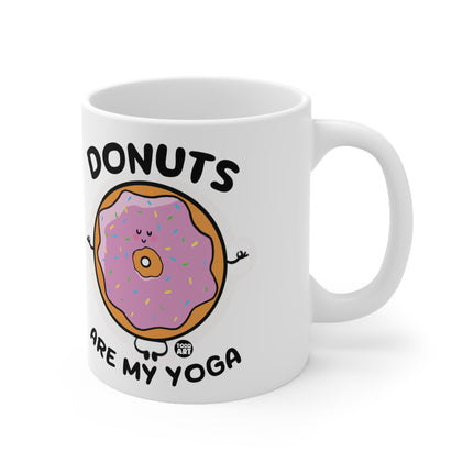 Donuts My Yoga Ceramic Mug