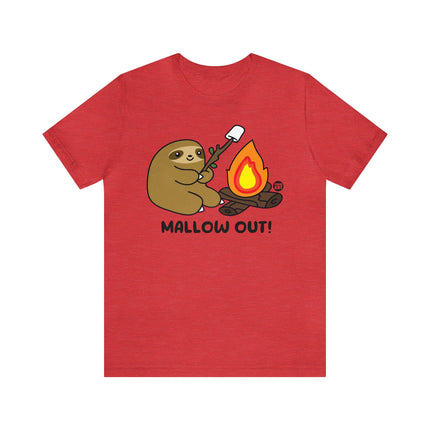 Sloth Campfire Mallow Out Unisex Tee