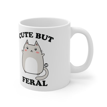 Cute But Feral Ceramic Mug