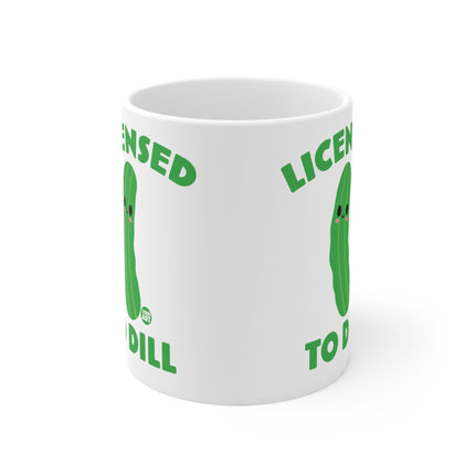 Licensed to Dill Pickle Ceramic Mug
