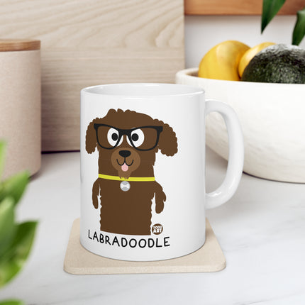 Bow Wow Meow Labradoodle Ceramic Mug