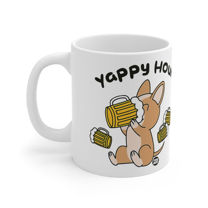 yappy hour dog Ceramic Mug